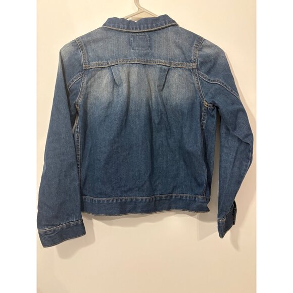 OshKosh Bgosh Kids Denim Jacket With‎ Buttons,  Pockets Girls Size 12 - Picture 7 of 9